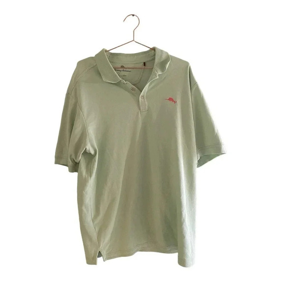 Tommy Bahama Men's Green Short Sleeve Supima Classic Fit Polo Shirt Size XL - Picture 1 of 4